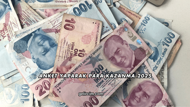 Anket Yaparak Para Kazanma 2025